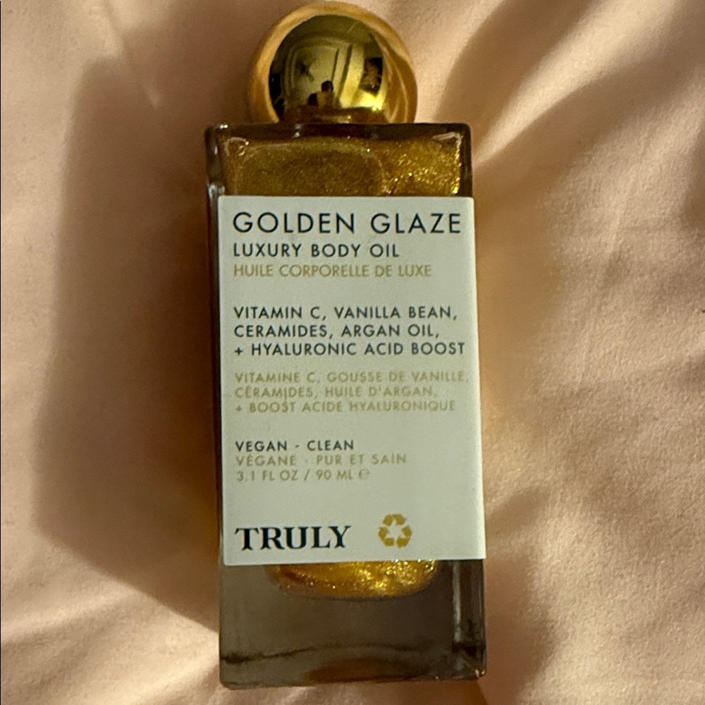 TRULY Golden Glaze Body Oil with Argan and Ceramides